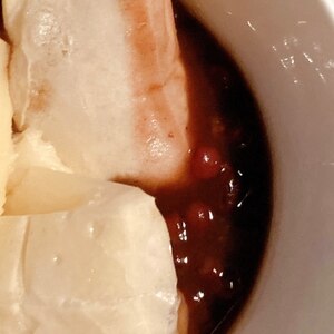 あずき缶と袋入りあんこのぜんざい